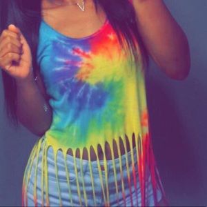 Tie-dye shingle shirt!